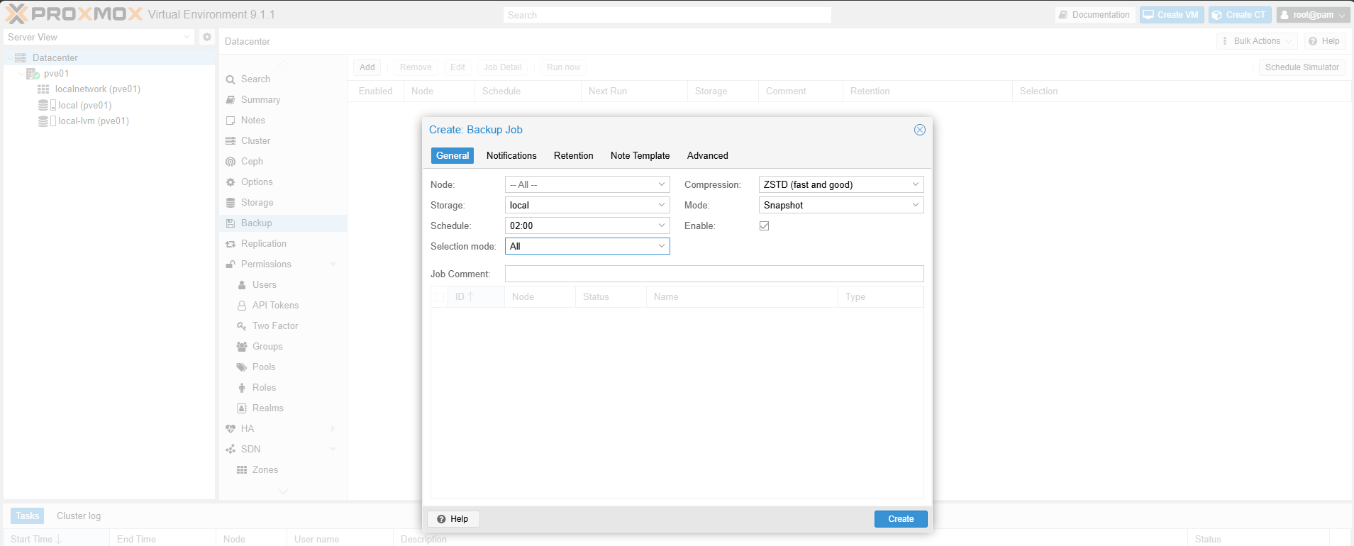 Proxmox download page